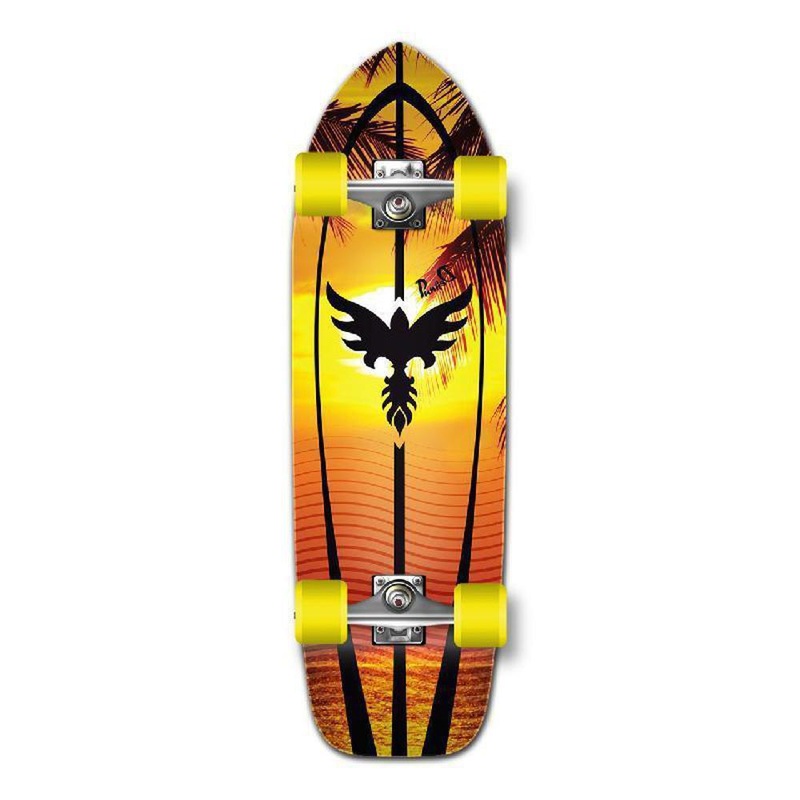 Punked Old School Longboard Complete – Sunset Complete