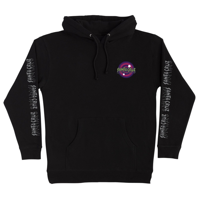 Roskopp Iris Mens Santa Cruz Hoodie Black S