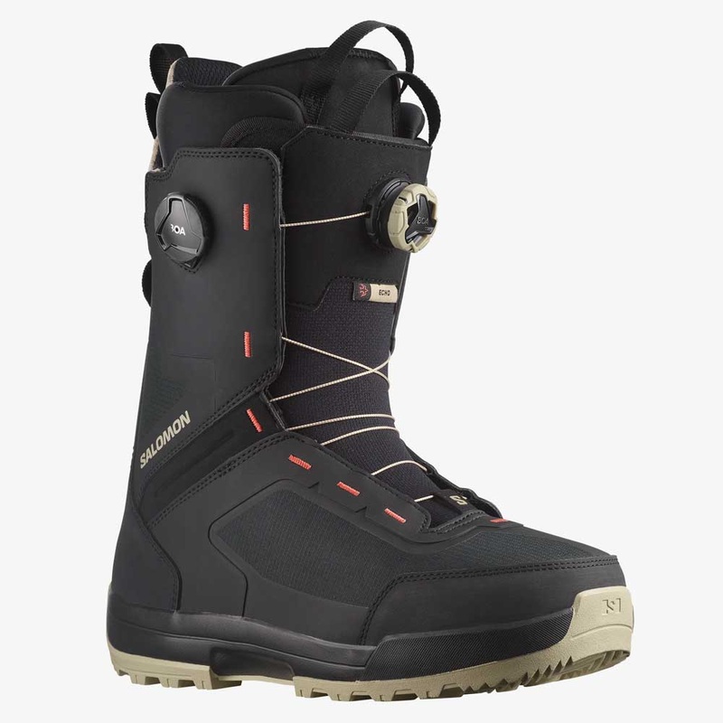Salomon Echo Dual Boa Men’s Snowboard Boots 2025 13 Black