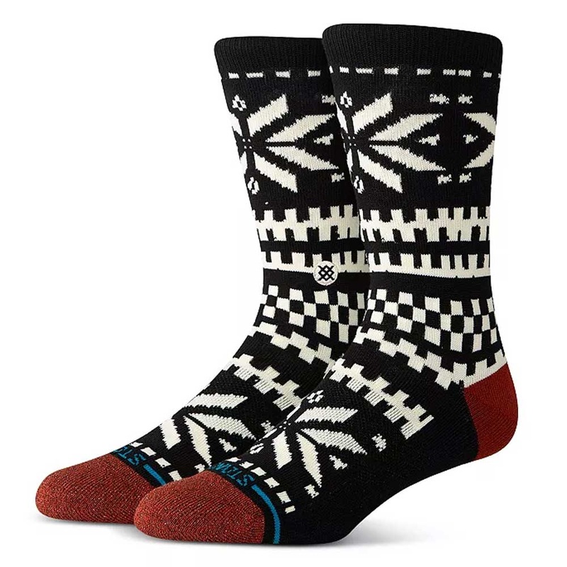 Stance Women’s Flake Crew Socks Medium Black