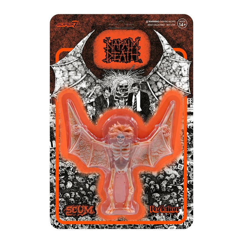 Super7 x Napalm Death – Scum Demon (Orange) ReAction Figure