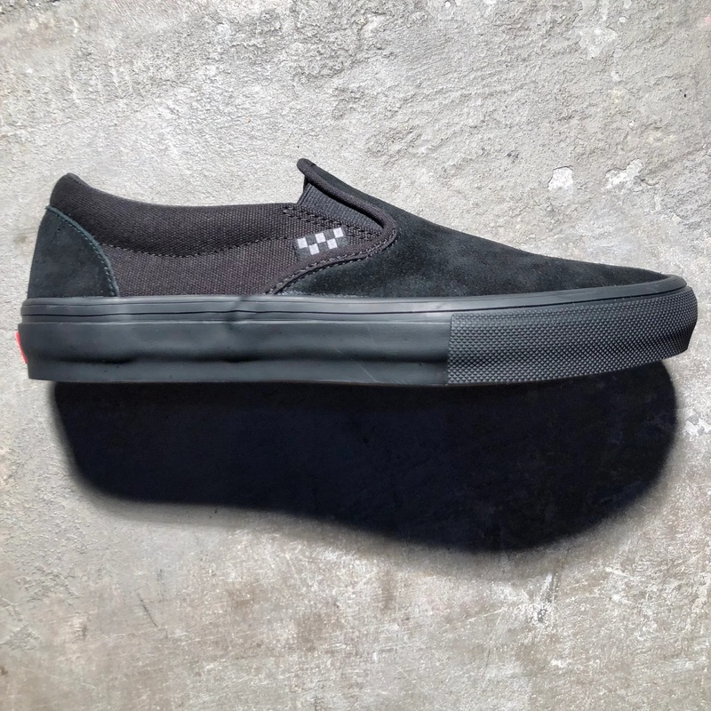Vans – Skate Slip On – Black – Black Suede 5