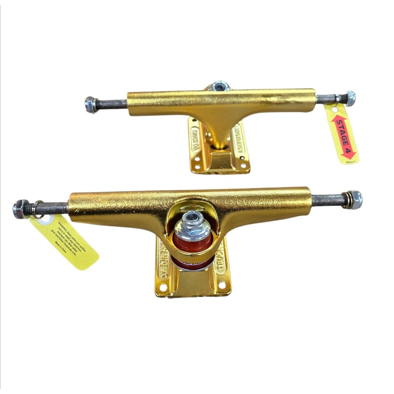 151 Independent STAGE 4 (FW) skateboard Trucks – GOLD (8.625″)