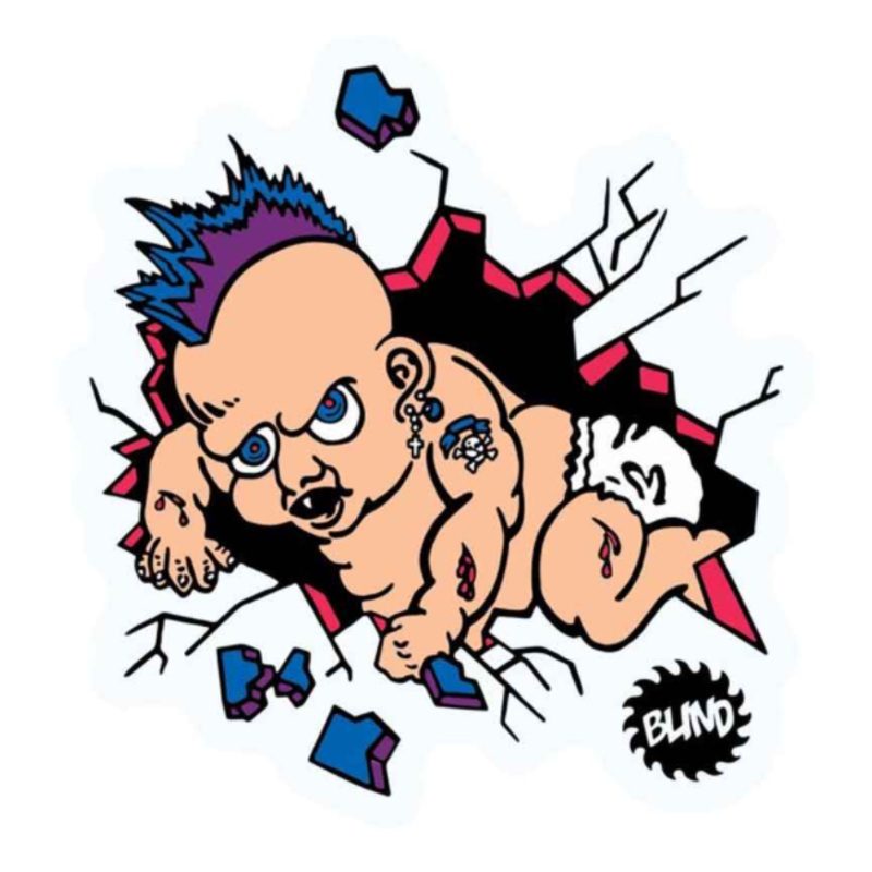 Blind Danny Way Nuke Baby Sticker