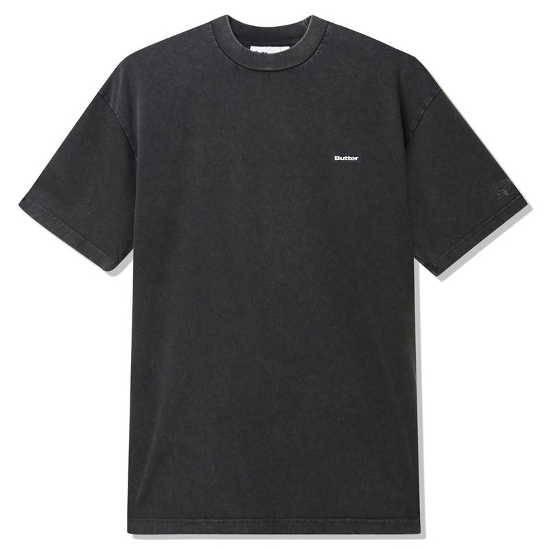Butter Goods Basic T Shirt Washed Black Medium
