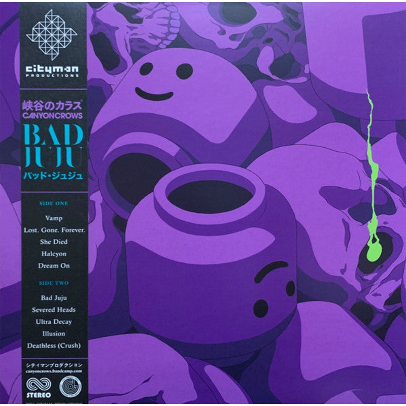 Canyon Crows  Bad Juju Purple Color Vinyl LP Record
