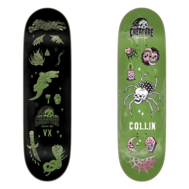 Creature Provost Trippy Tanks VX Skateboard Deck 8.8″ Deck Only 8.25