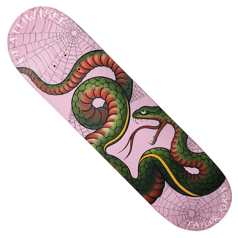 Deathwish Taylor Kirby Spirit Animal Deck Pink 8.475 x 31.875 WB:14.25