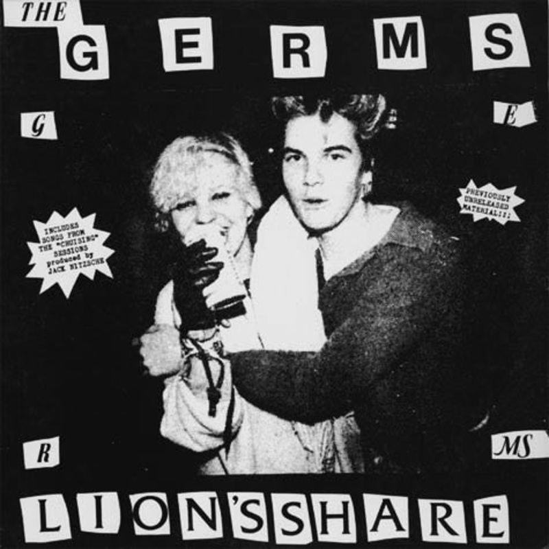Germs, The – Lion’s Share Clear Color Vinyl LP Record *Unofficial Release*