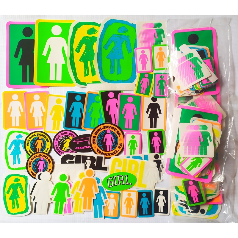 Girl Stickers Neon Pack Assorted – 44 Stickers!!