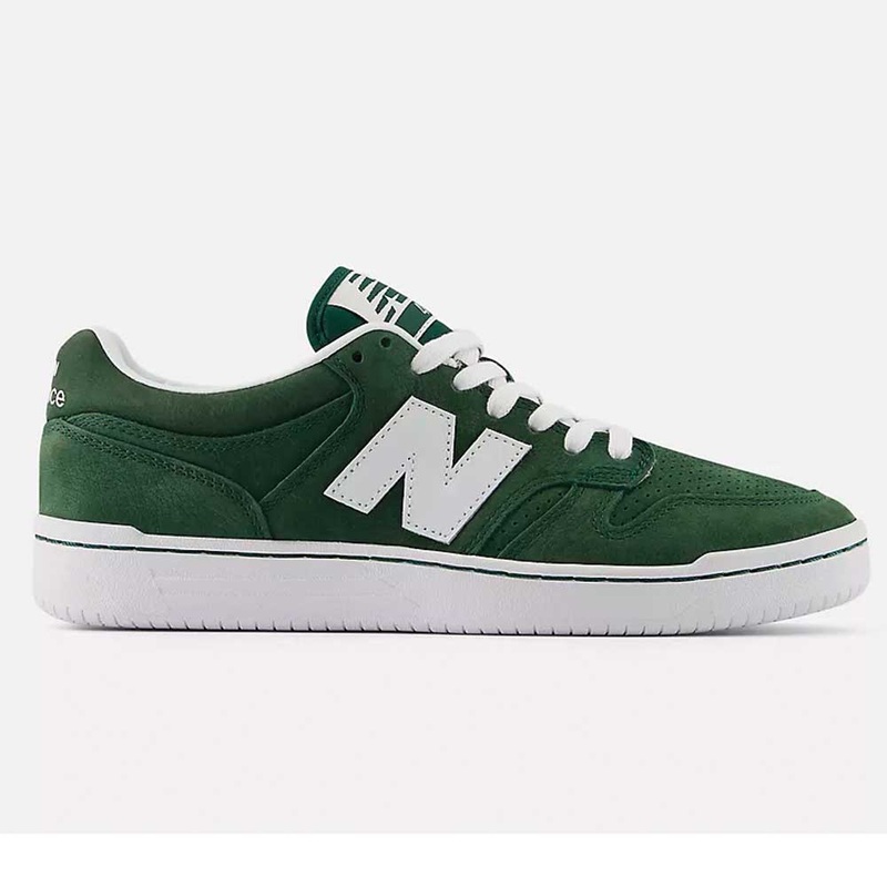 New Balance 480 83 Remixed Skate Shoes – Green/White 7 Green/White