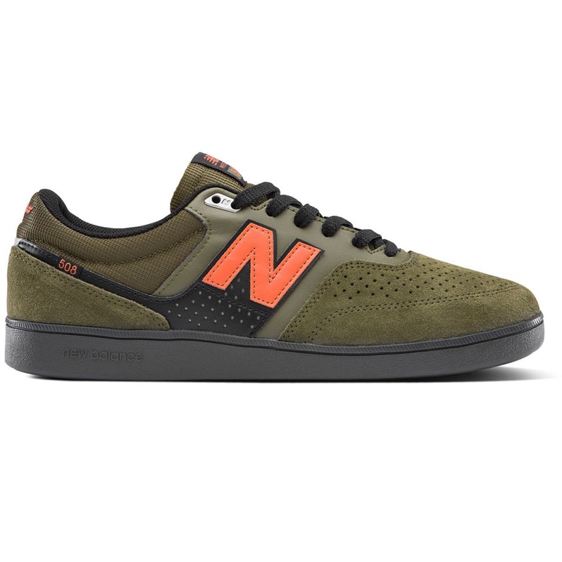 New Balance Numeric Brandon Westgate 508 Olive Burnt Orange Shoes Olive/ Burnt Orange 8
