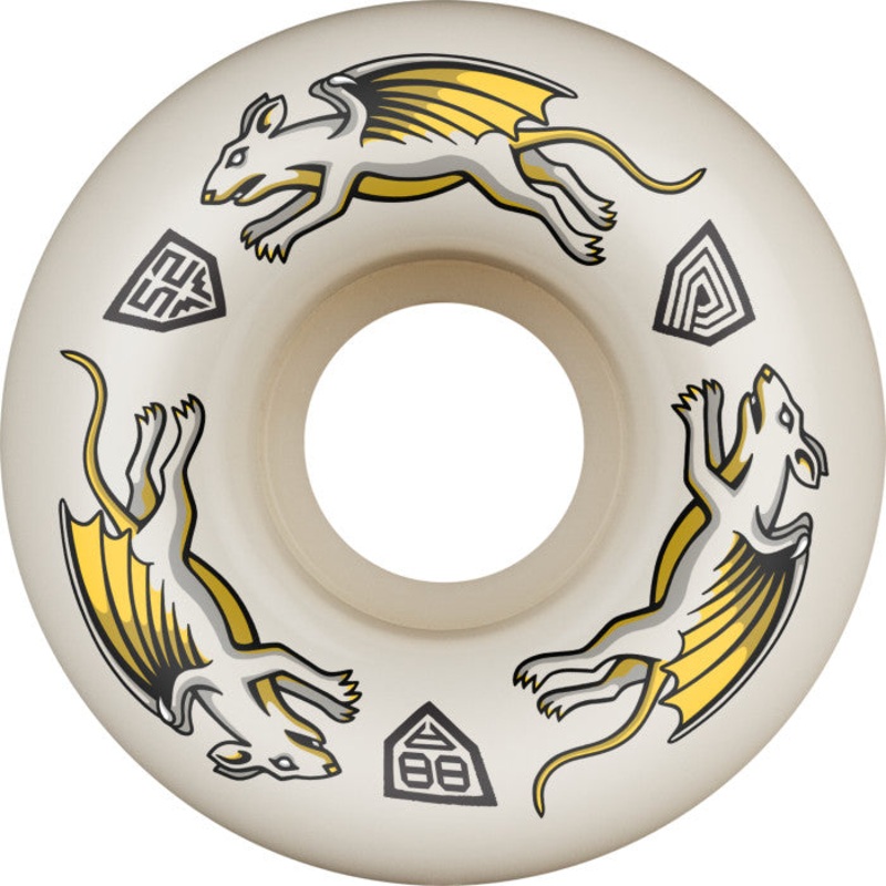 POWELL PERALTA DRAGON FORMULA NANO RATS 52MM 88A SKATEBOARD WHEELS