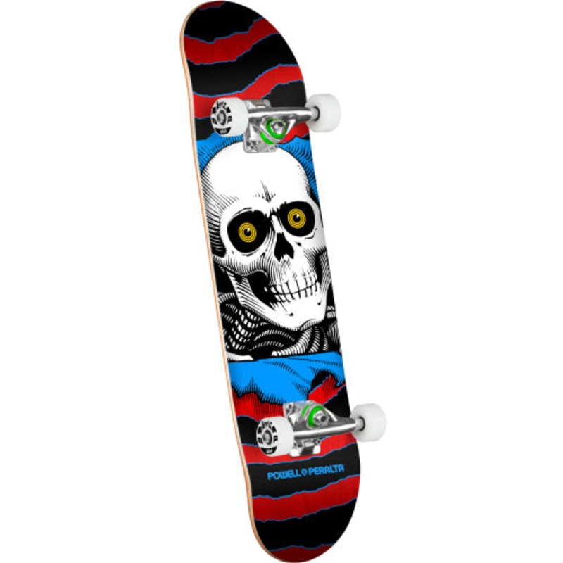 Powell Peralta Ripper Complete Skateboard Red Stain/Blue 7.0″ 7.0″