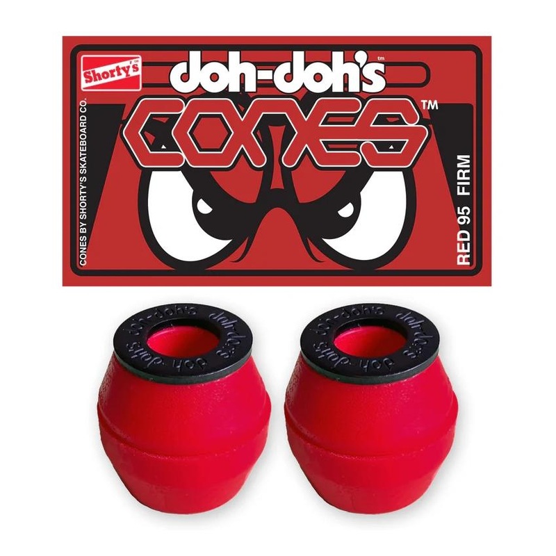 Shorty’s Doh Doh’s Cones Red 95a Firm Bushings