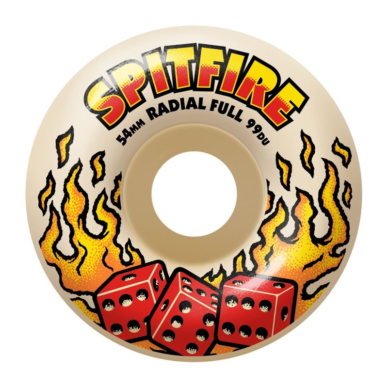 Spitfire Hot Hand Formula Four Radial Full 99a Skateboard Wheel 56mm