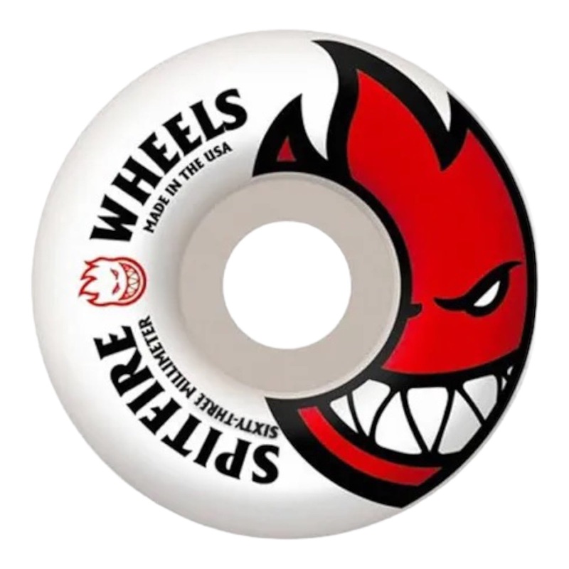 Spitfire Wheels Bighead Red Skateboard Wheels 63mm 99a 63mm