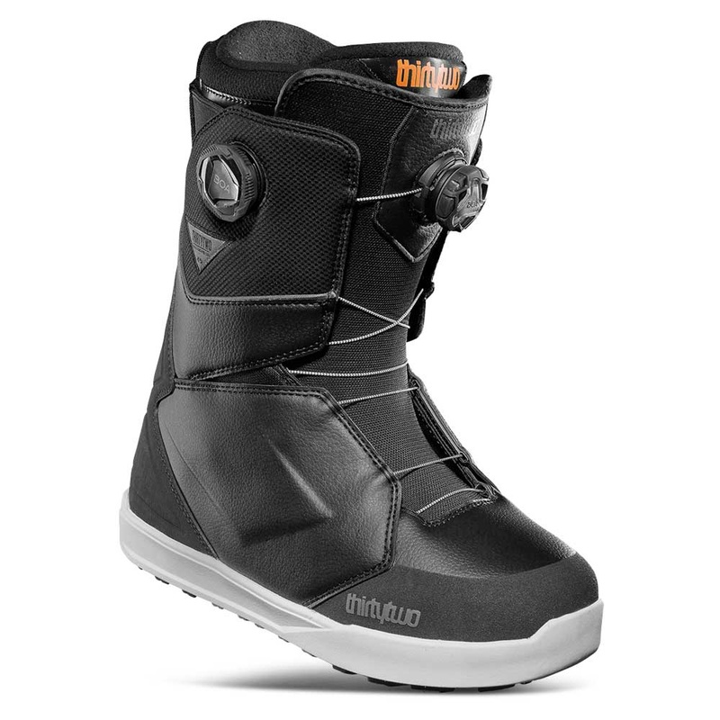 ThirtyTwo Men’s Lashed Double Boa Snowboard Boots – 2025 8 Black/Grey