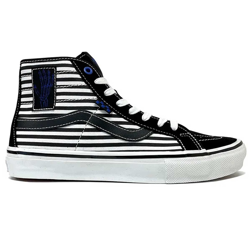 Vans “Breana Geering Skate Sk8-Hi” Black/Blue 8