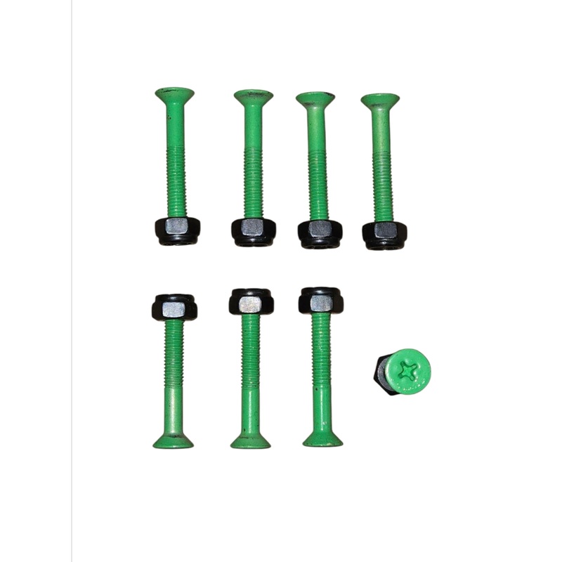 1-1/4″  Skateboard Hardware Bolts – GREEN