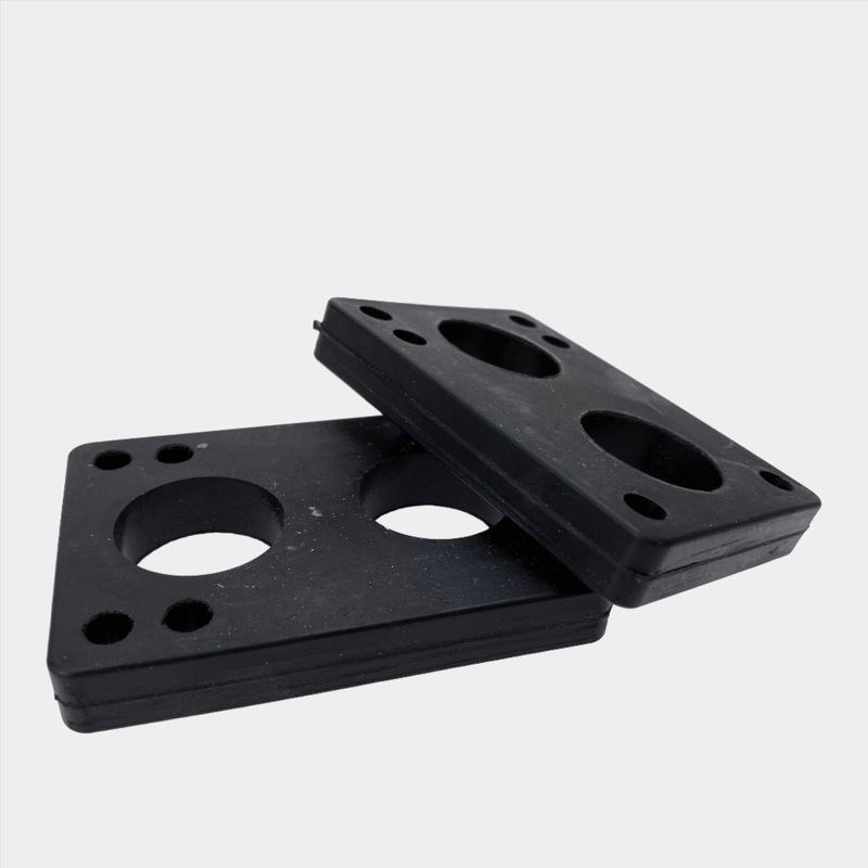D Street Risers Soft Black 1/2 IN (Pack of 2)