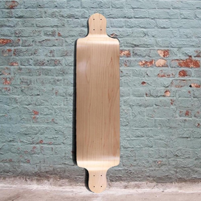 Drop Down Natural 41″ Longboard Deck Deck