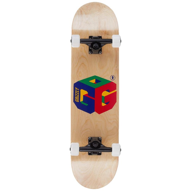 Grizzly G64 Natural 7.5″ Complete Skateboard Complete