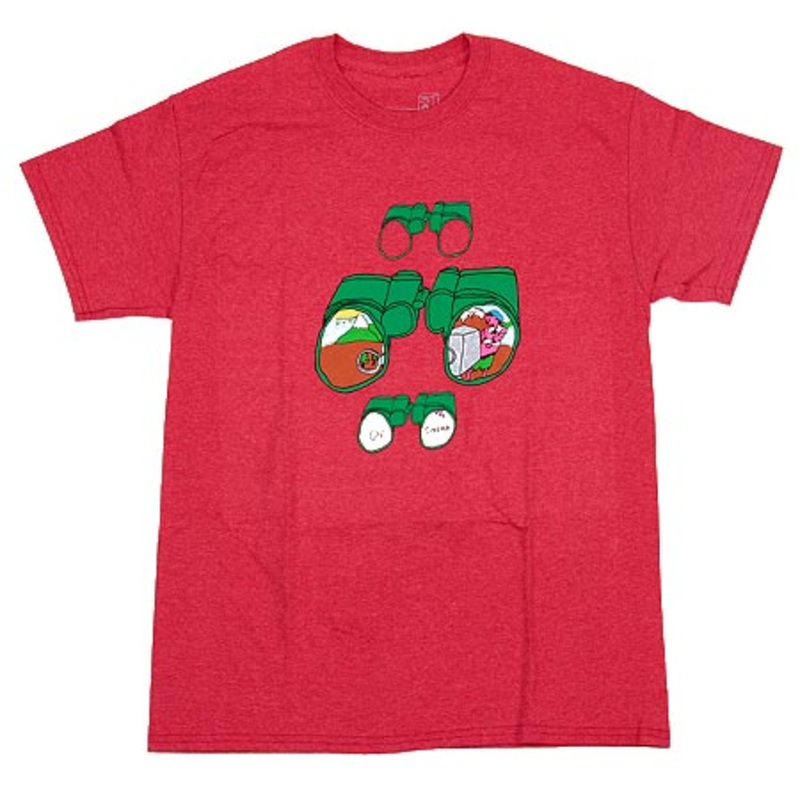 Illegal Civilization Binocular T Shirt Pink Heather Extra Large