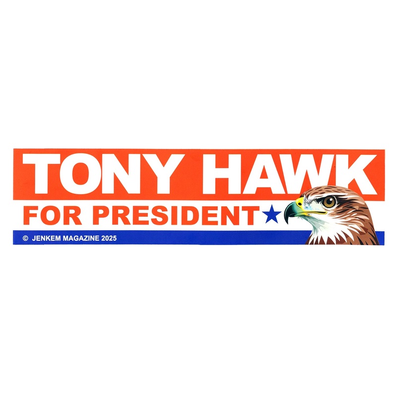 Jenkem Hawk 4 Prez Bumper Sticker
