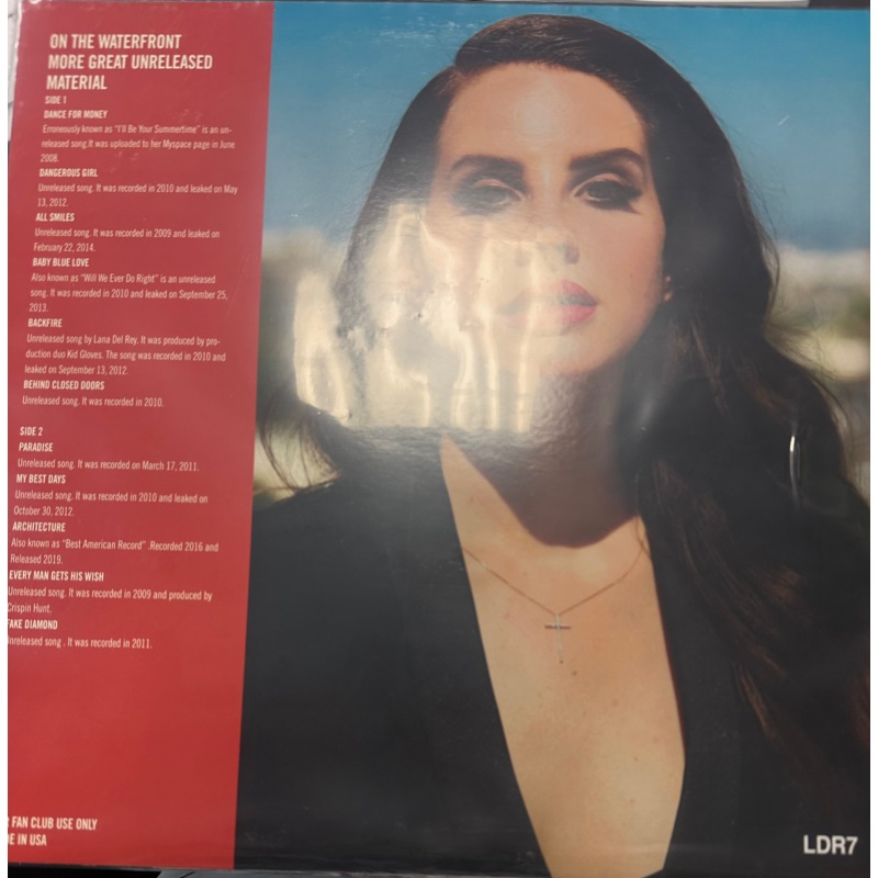 Lana Del Rey  ON THE WATERFRONT Vinyl LP Record *Unofficial Release*