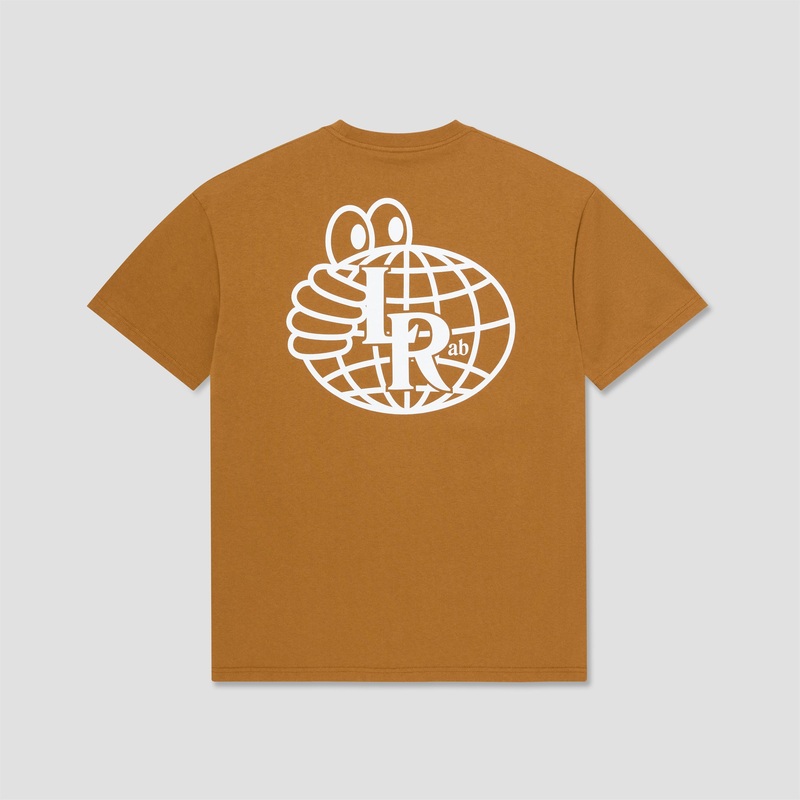 Last Resort AB Atlas Monogram T-Shirt Golden Brown / White Small