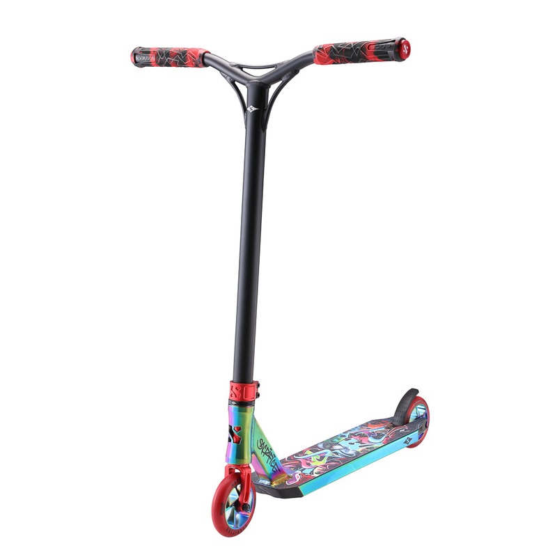 Sacrifice Flyte 115V2 Neo/Red Graffiti Scooter