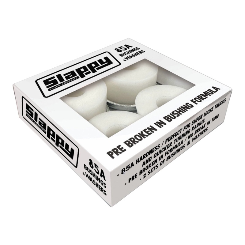 SLAPPY STANDARD BUSHINGS/WASHERS SET 85A WHITE 2pr 85a