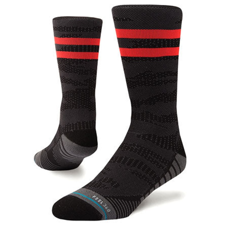 Stance Training Uncommon Solids Crew Socks Black Large