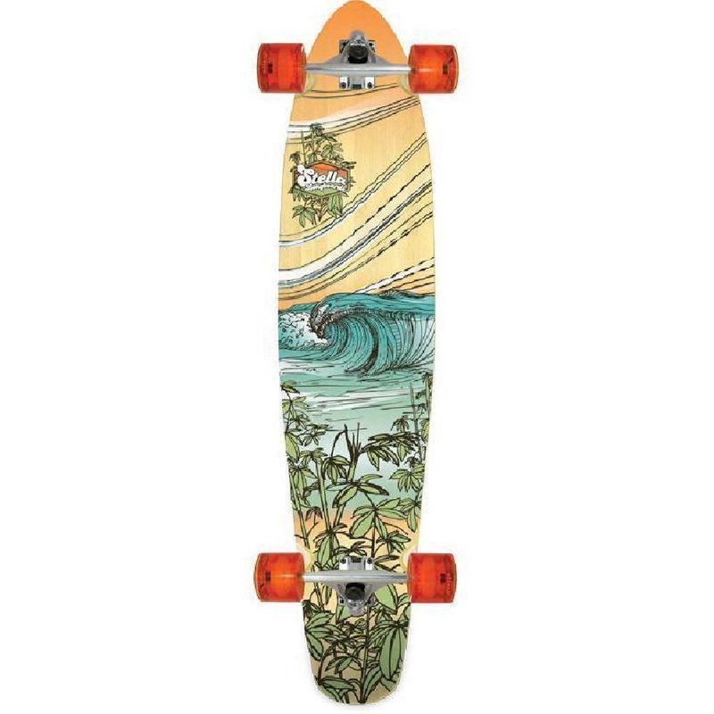 Stella Bamboo Kicktail Breakers 42″ Longboard Complete