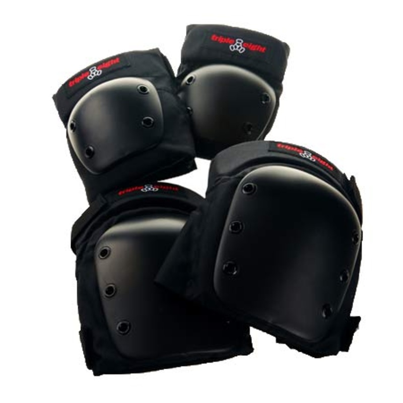 Triple 8 Street Pads 2-Pack Black Junior