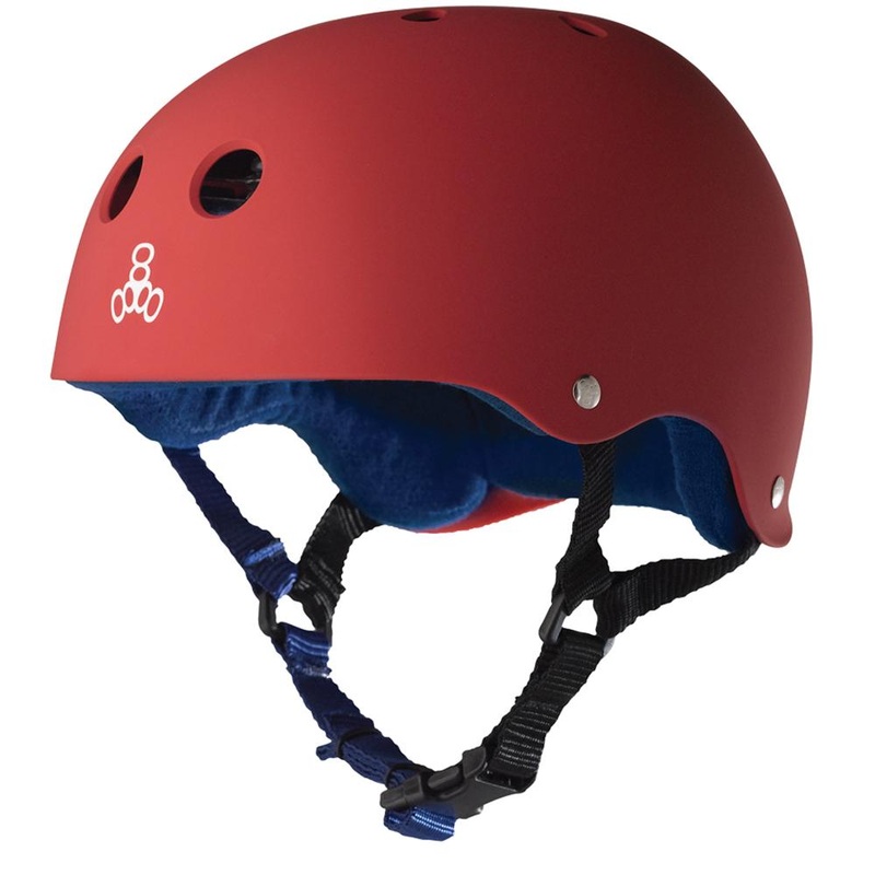 Triple 8 Sweatsaver Helmet (United Red Rubber) S