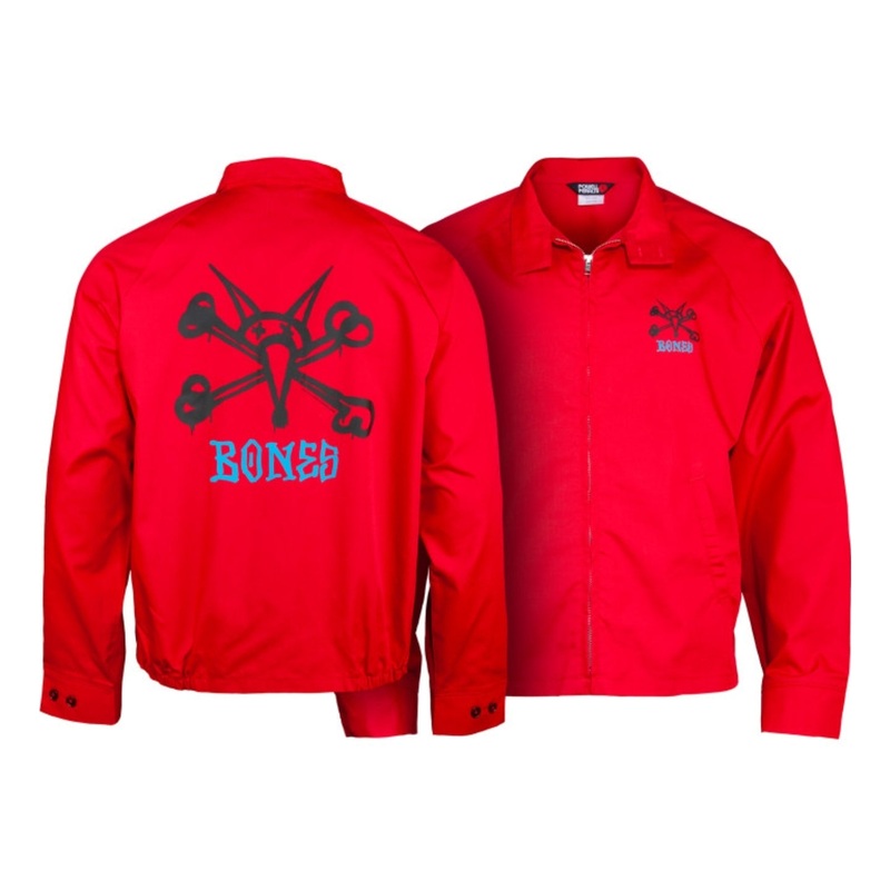 XL Powell Peralta RAT BONES Jacket – RED