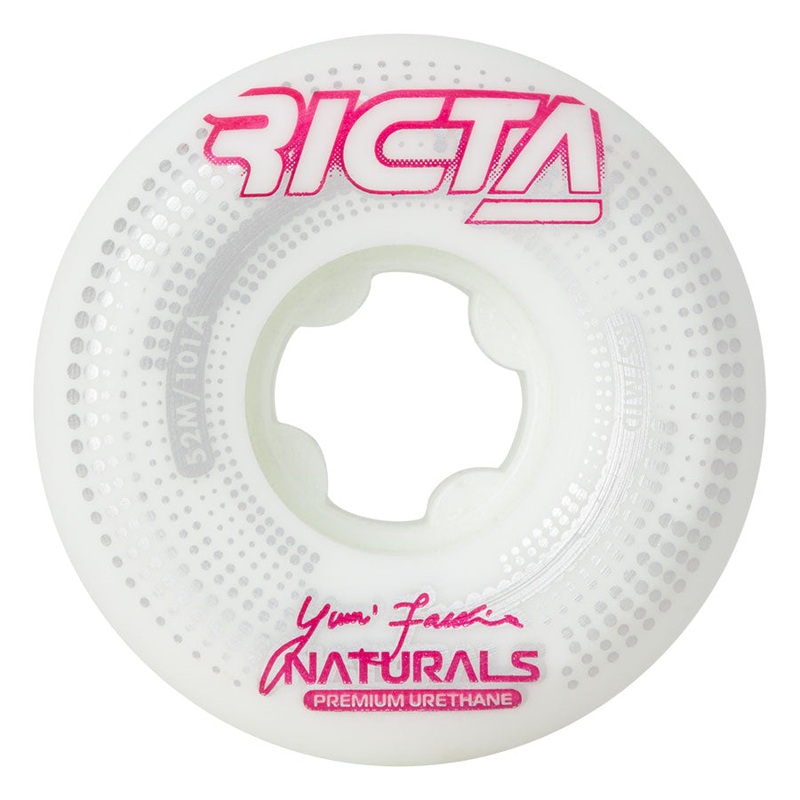 52mm Facchini Source Naturals Mid 101a Ricta Skateboard Wheels No Color 52mm
