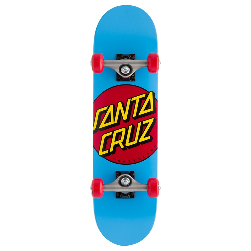 7.25in Super Micro Classic Dot Santa Cruz Complete Skateboard No Color 7.25in x 27.00in