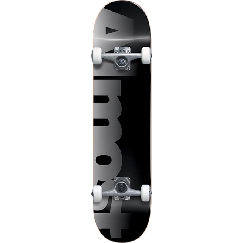 Almost Blend Black 8.0″ Skateboard Complete