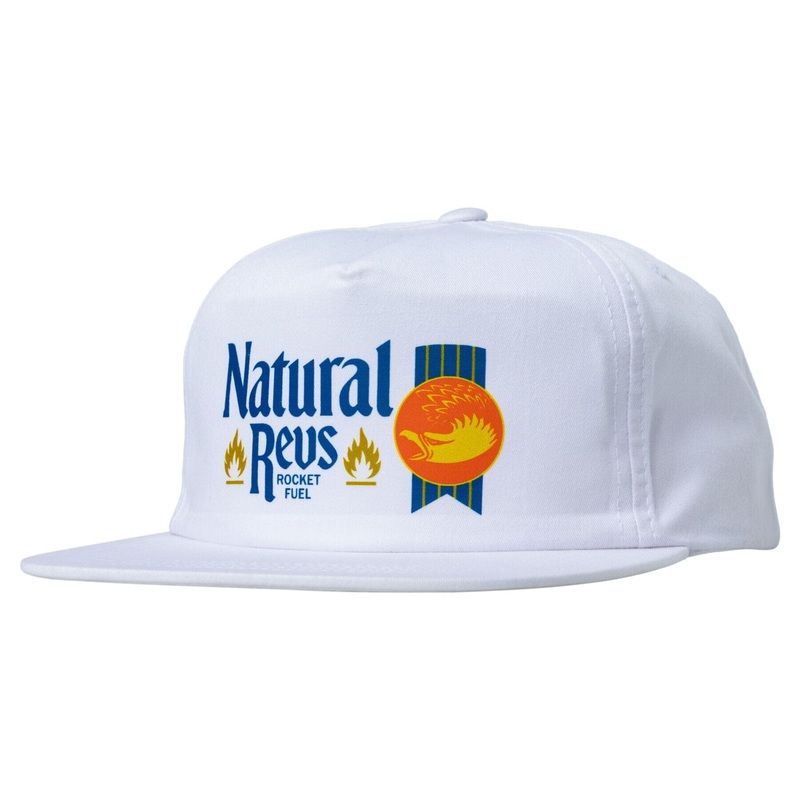 Anti Hero Natty Revs Snapback Hat White