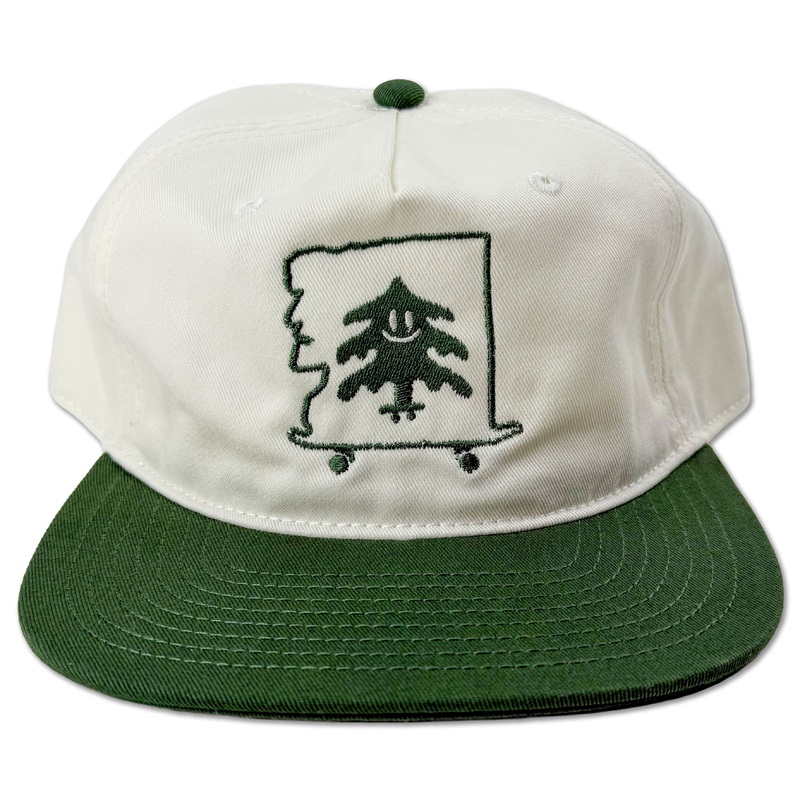 Coureur Goods Granite Emblem Snapback Cap Natural/Forest