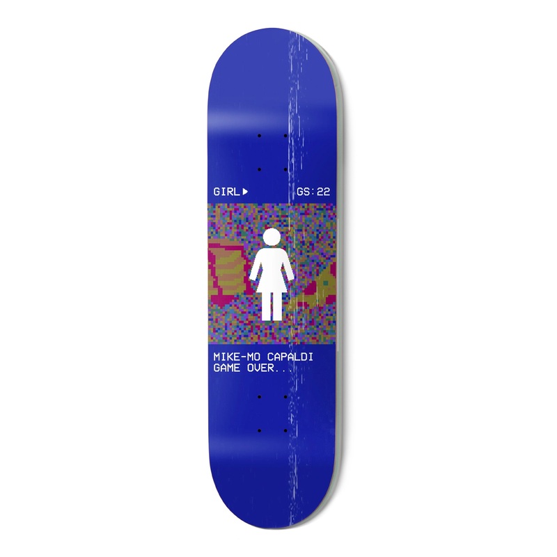 Girl – 8.25″ Game Over One Off Mike Mo Deck – Blue 8.25″