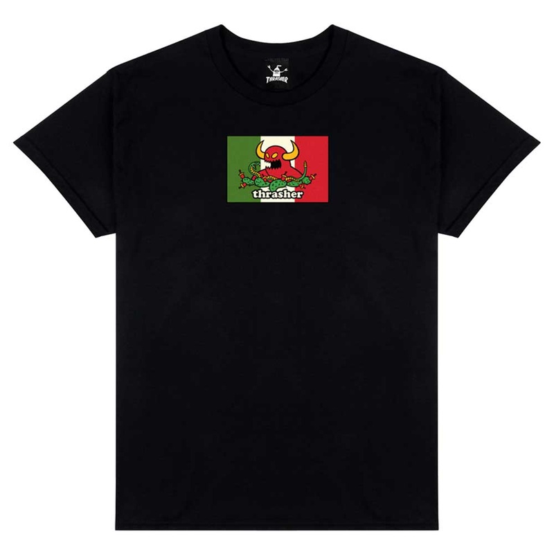 Hecho Toy Machine Thrasher Magazine Black Tee T-Shirt MD