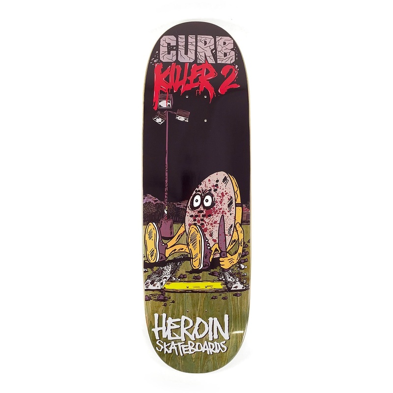 Heroin Skateboards – 10″ – Curb Killer II Deck