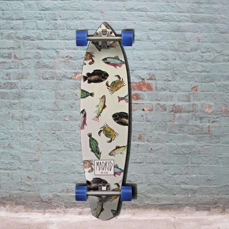Madrid Dude Fish Longboard – 37″- Complete Complete