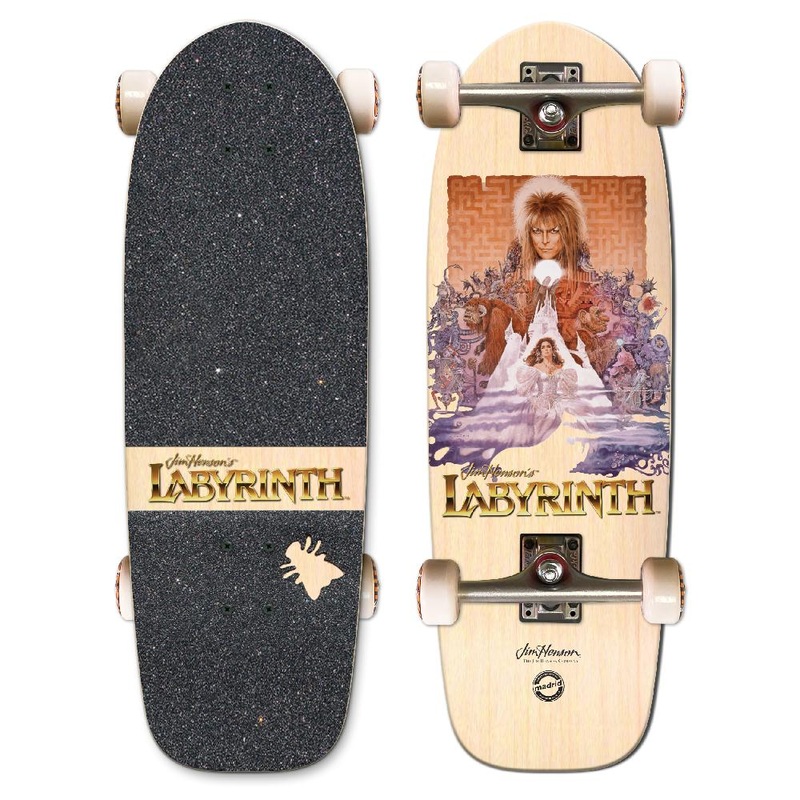 Madrid Labyrinth Movie Poster Marty 29.25″ Cruiser Skateboard Deck Only