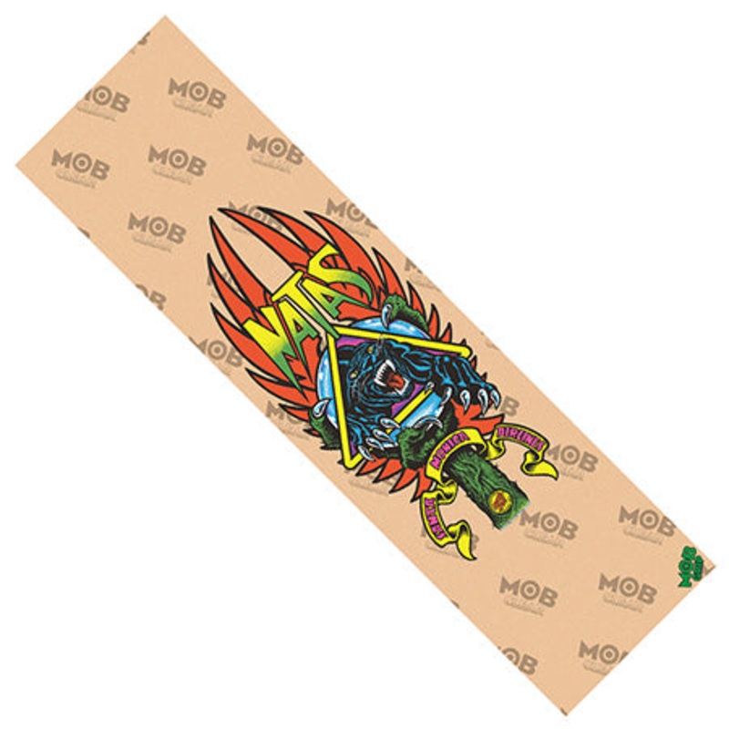 Mob Grip Natas Panther Clear Graphic Griptape Clear 9×33