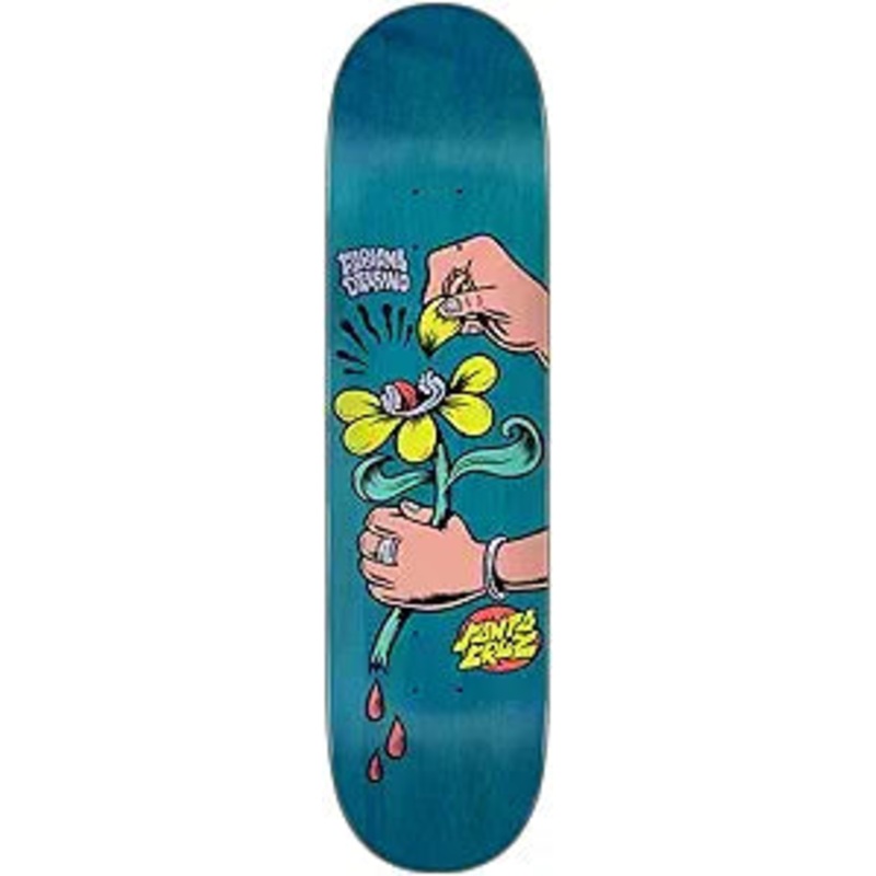 SANTA CRUZ Delfino Loves Me Not Pro 8.00in x 31.60in Skateboard Deck